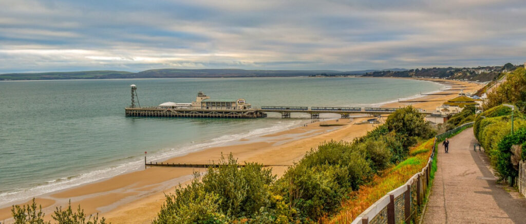 Bournemouth beach and pier