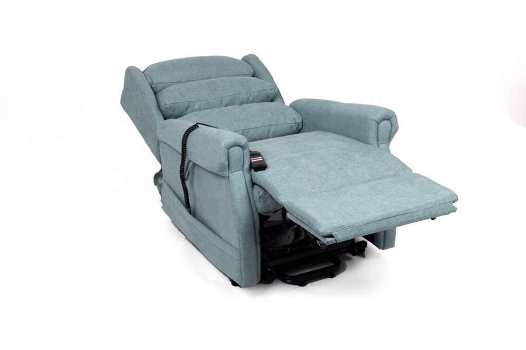 Rise and recline chair fully reclined