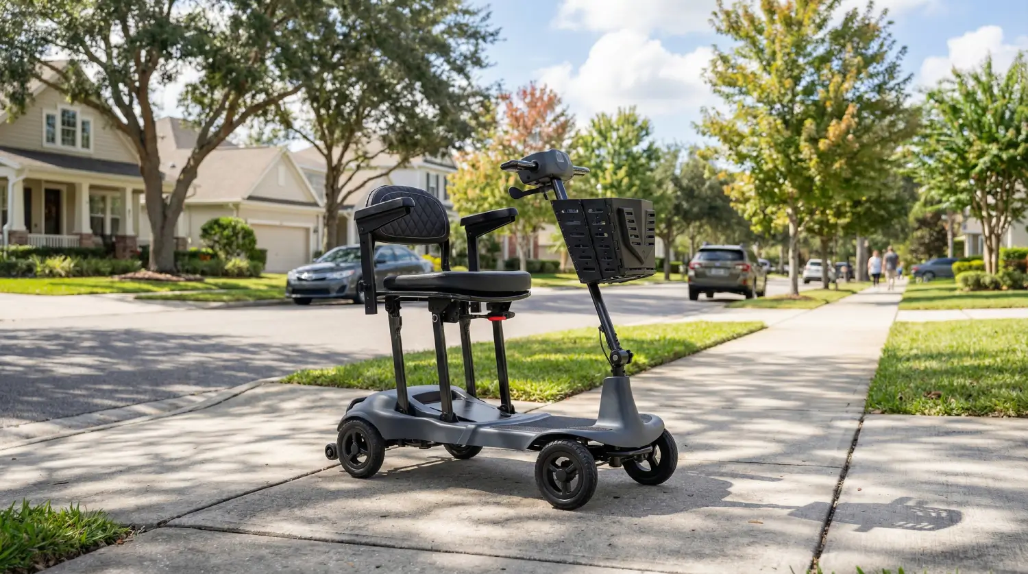 Pavement mobility scooters