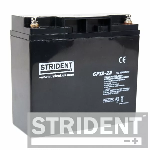 Strident™ GP12-22 Mobility Scooter Battery (Pair)
