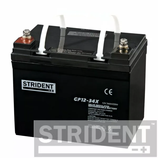 Strident™ GP12-34 Mobility Scooter Battery (Pair)
