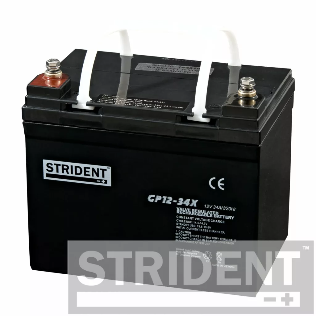 Strident™ GP12-34 Mobility Scooter Battery (Pair)