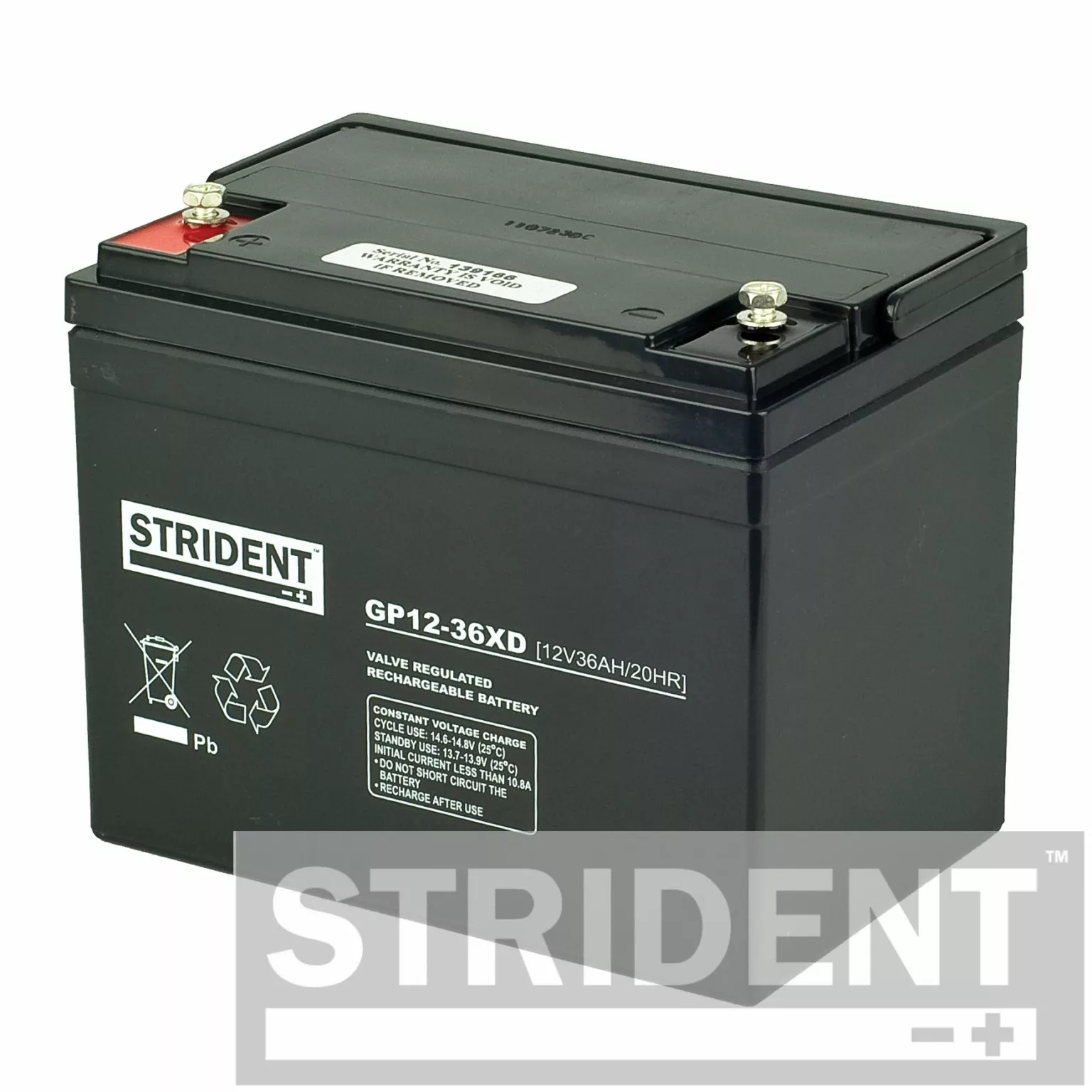Strident™ GP12-36 Mobility Scooter Battery (Pair)