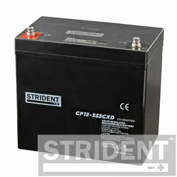 Strident™ GP12-55 Mobility Scooter Battery (Pair)