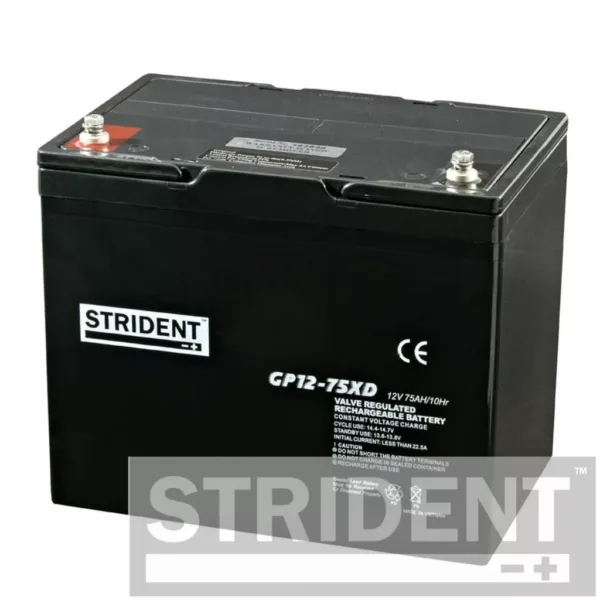 Strident™ GP12-75 Mobility Scooter Battery (Pair)