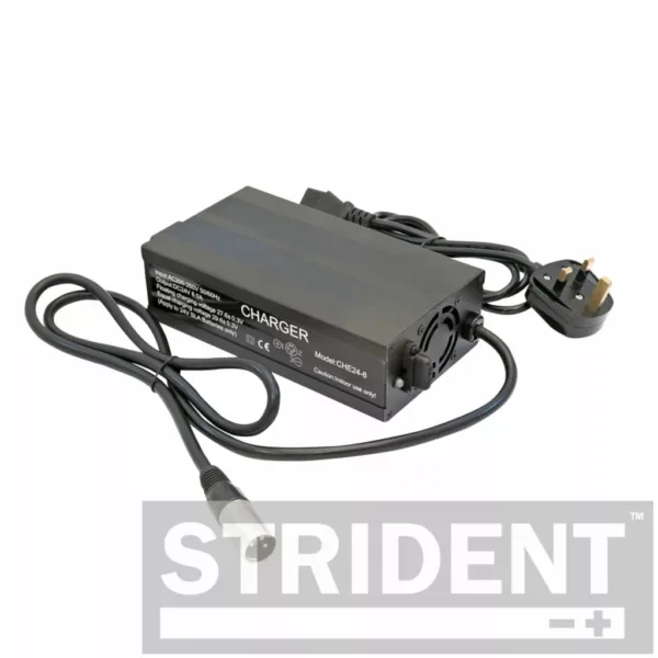 Strident 8A Lead Acid Battery Charger for Mobility Scooters
